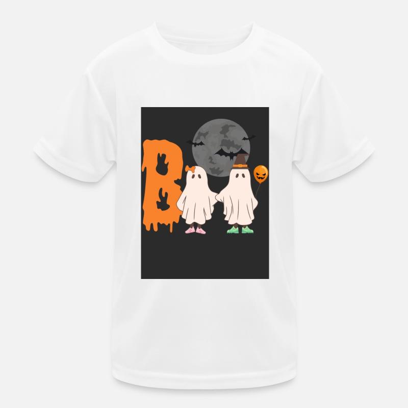 Halloween Boo Kinder Funktions-T-Shirt