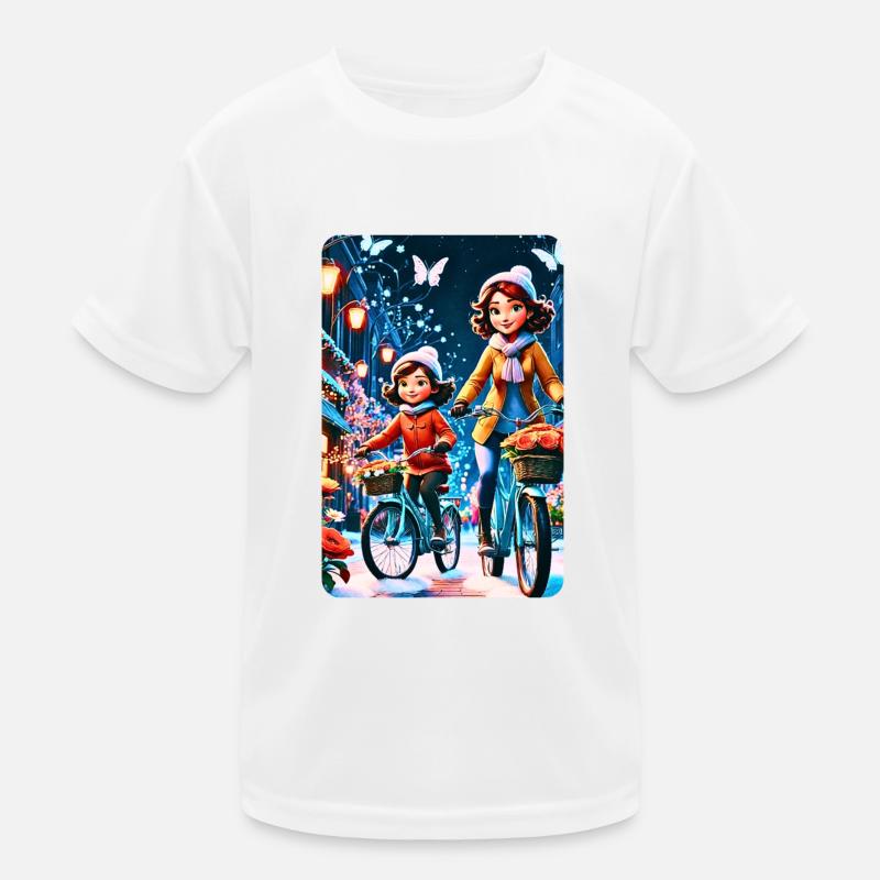 personalisiertes Design-Muttergeschenk Kinder Funktions-T-Shirt