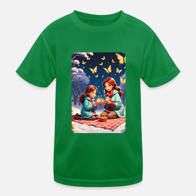 personalisiertes Design-Muttergeschenk Kinder Funktions-T-Shirt