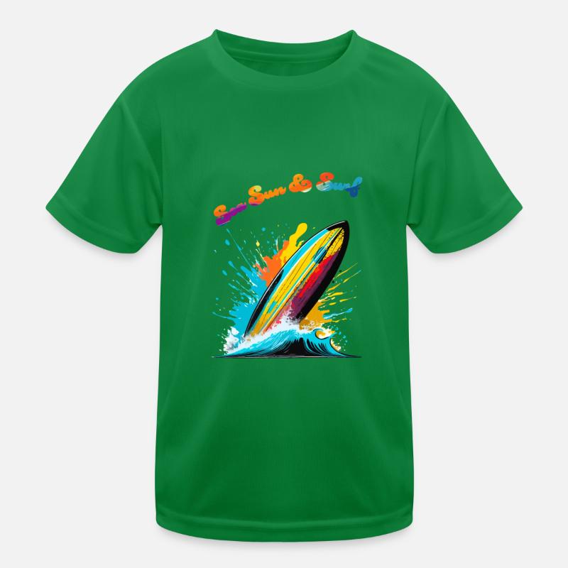Sea sun & surf T-shirt sport Enfant