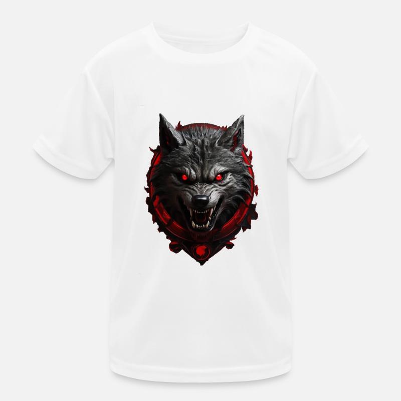 Teufels Wolf Kinder Funktions-T-Shirt