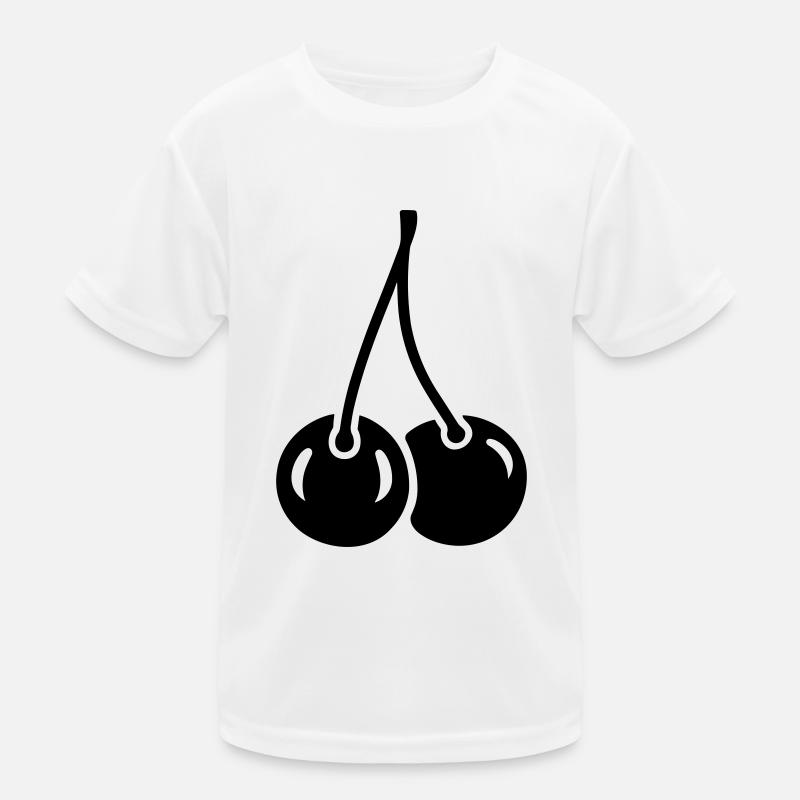 Kirsche Kinder Funktions-T-Shirt