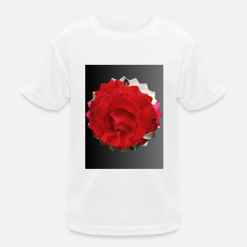 Rose en forme de soleil T-shirt sport Enfant
