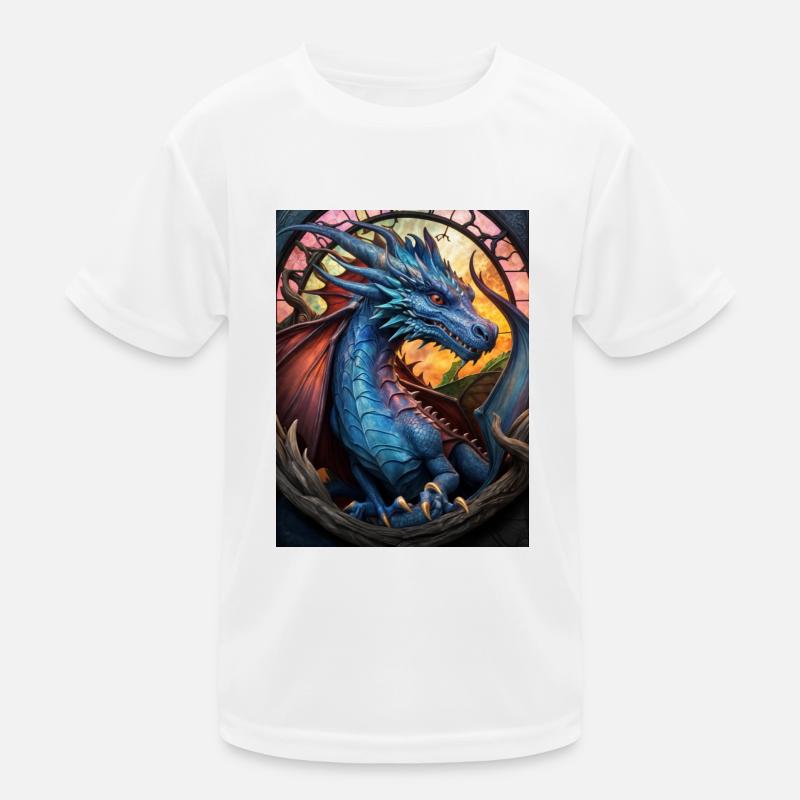 Drache Kinder Funktions-T-Shirt