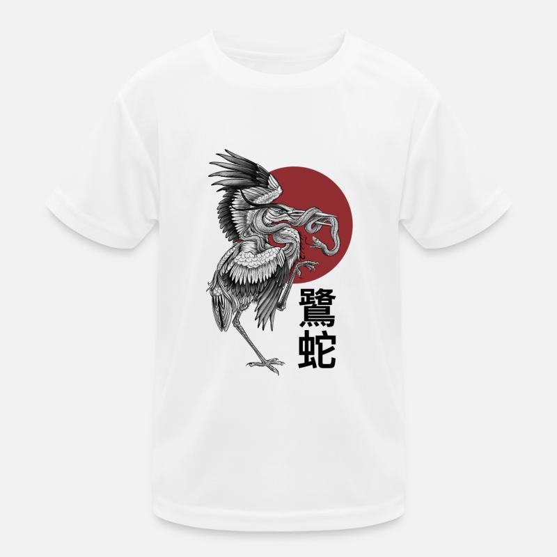 Le héron et le serpent T-shirt sport Enfant