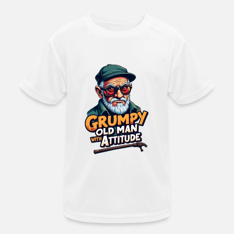 GRUMPY OLDMAN Kids Functional T-Shirt