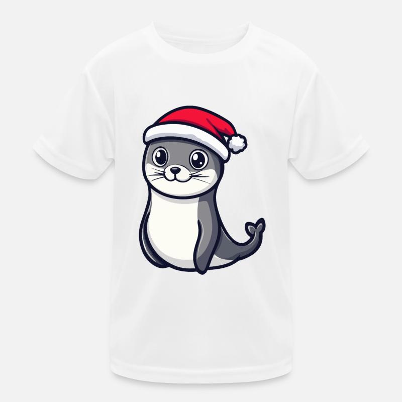 Noël de l’animal du phoque T-shirt sport Enfant