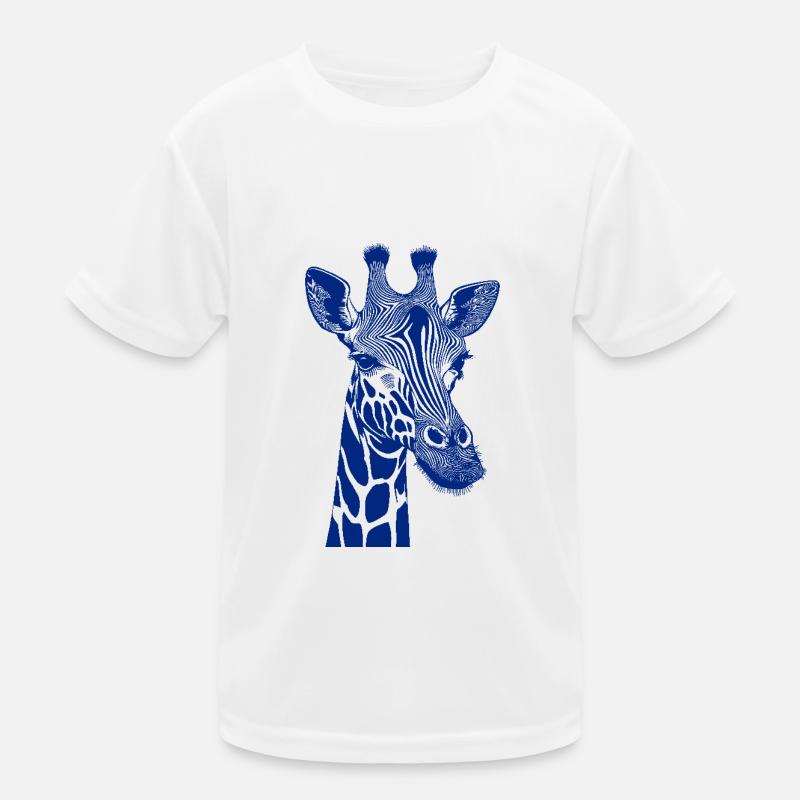 Pop Art Giraffe Kids Functional T-Shirt