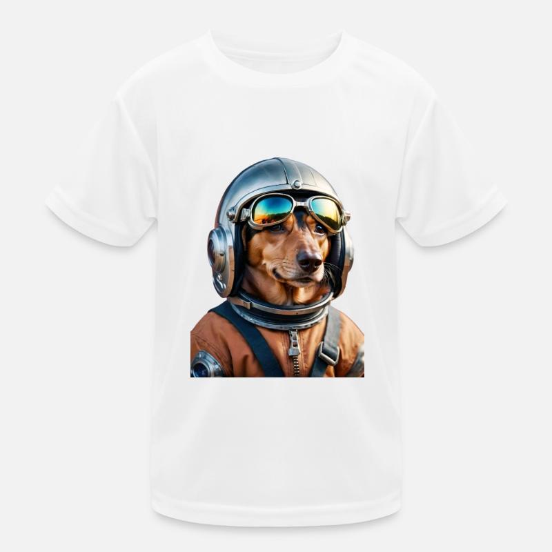 Teckel de l’espace | Chien dans l’espace T-shirt sport Enfant