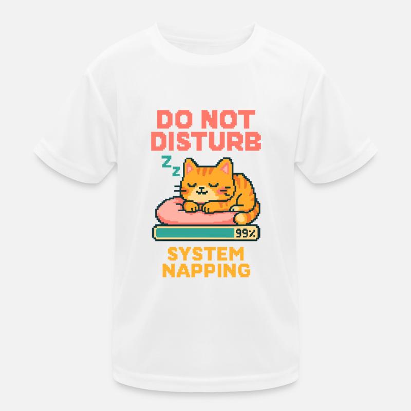 Cat Nap - Nicht stören – System schläft Kinder Funktions-T-Shirt