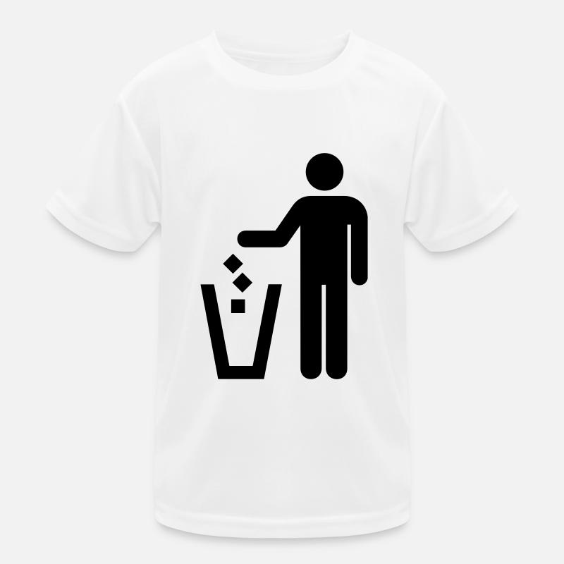 déchet,poubelle T-shirt sport Enfant