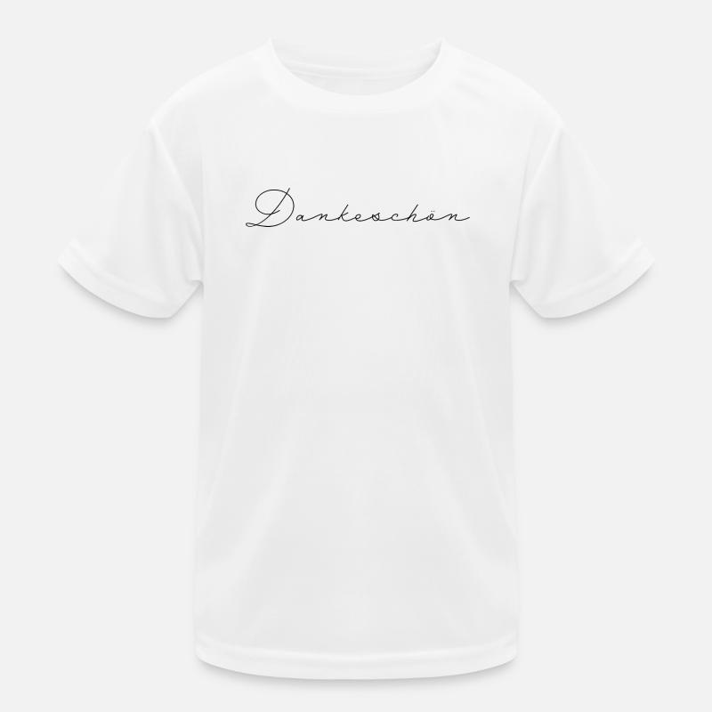 Dankeschön Kinder Funktions-T-Shirt