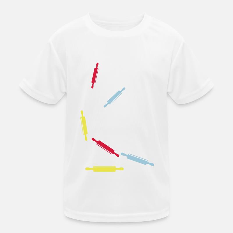 Kitchen roll rolling pin Kids Functional T-Shirt