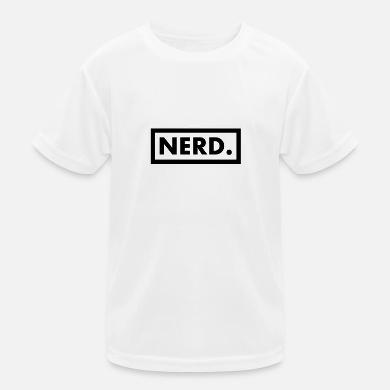 Impression de nerd T-shirt sport Enfant