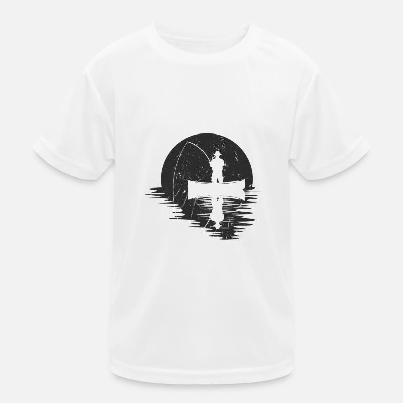 Full moon angler Kids Functional T-Shirt