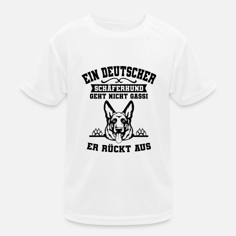 Deutscher Schäferhund Kinder Funktions-T-Shirt