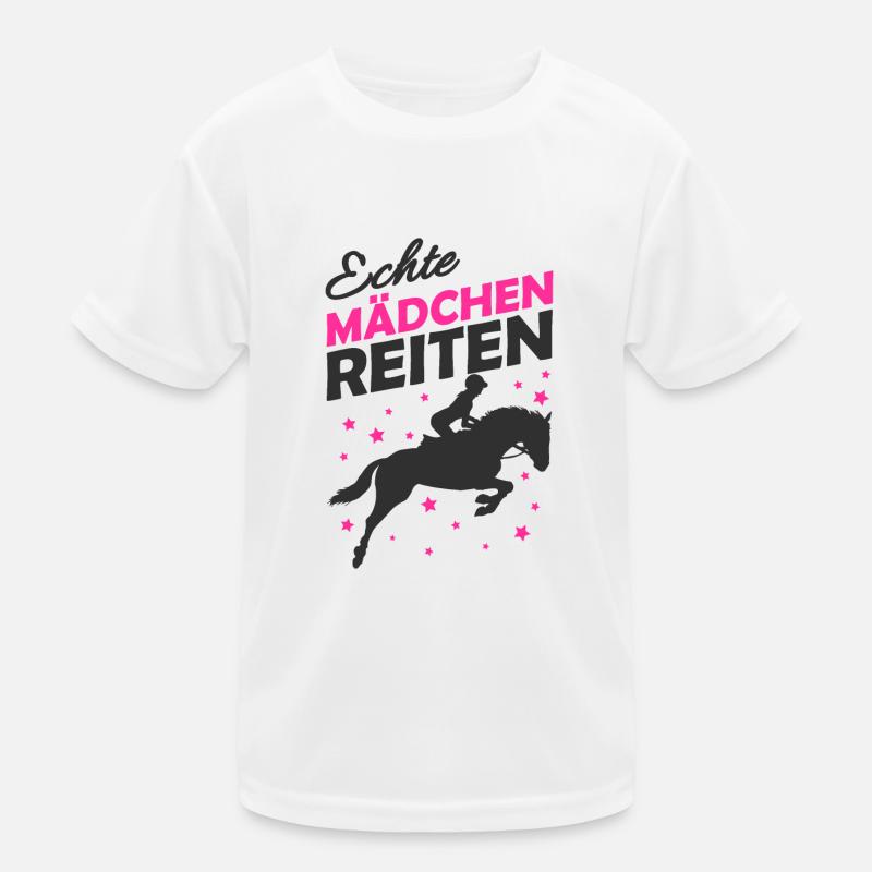 Reiten Kinder Funktions-T-Shirt
