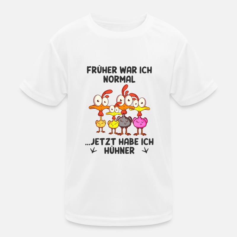 Hühner Kinder Funktions-T-Shirt