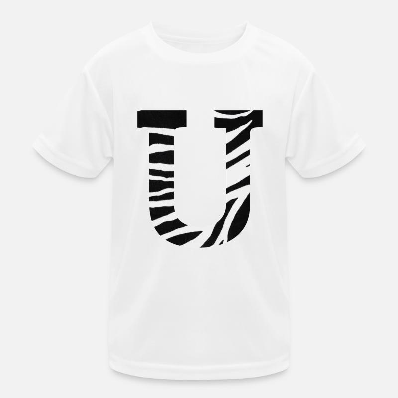Brief an das Zebra Kinder Funktions-T-Shirt