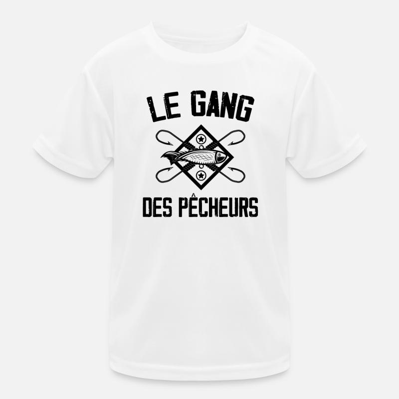 Pêche, Pêcheur, Canne à pêche T-shirt sport Enfant