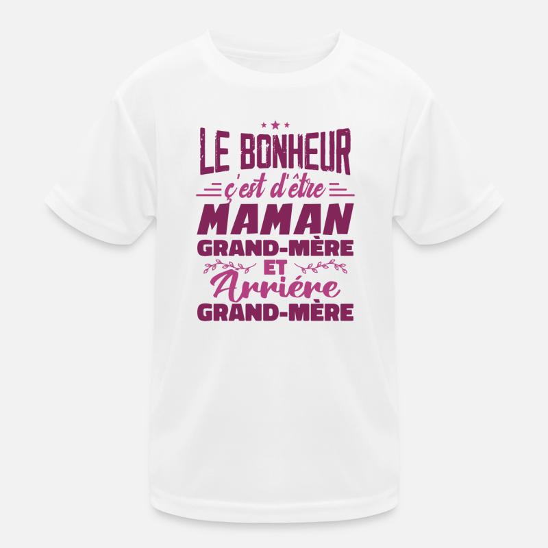 Arrière Grand Mère T-shirt sport Enfant