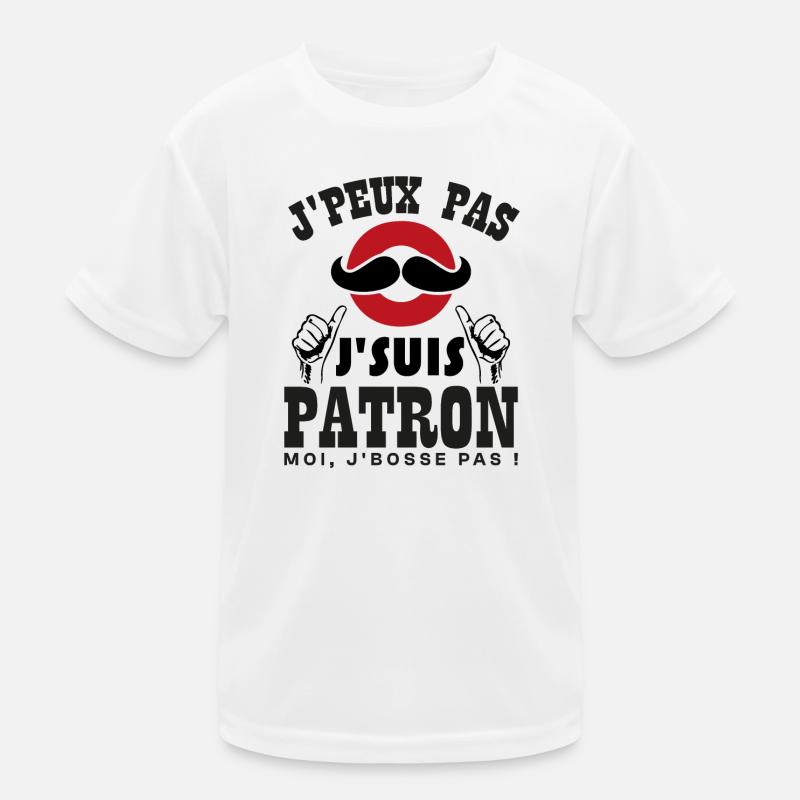 Je Peux Pas Je Suis Patron T-shirt sport Enfant