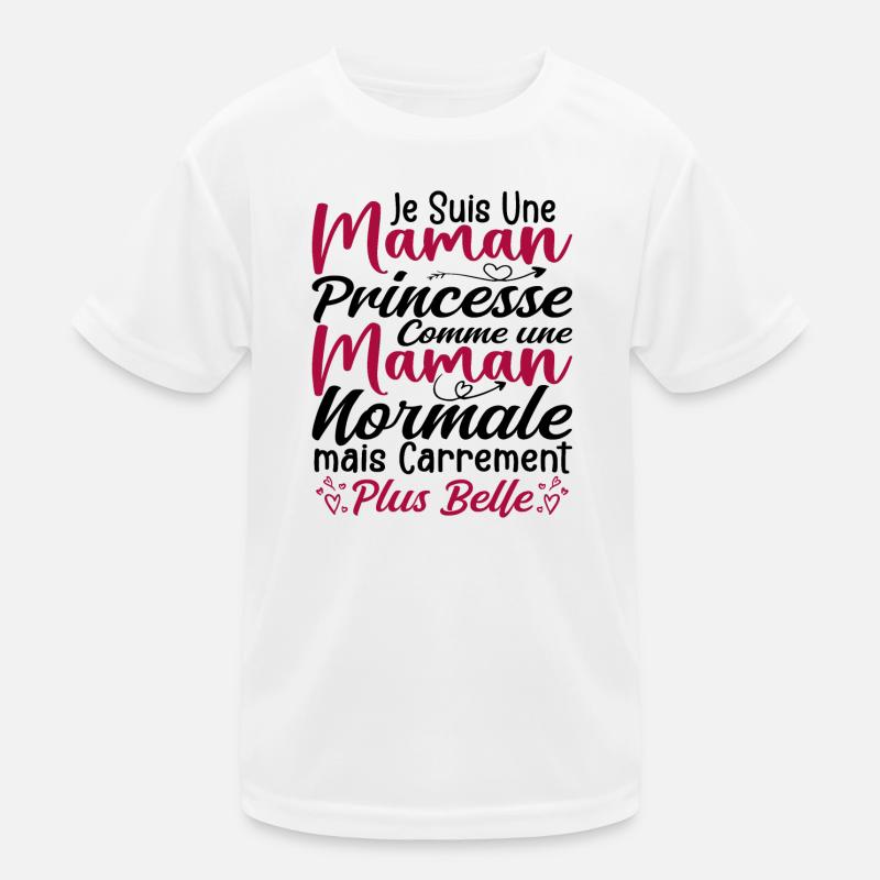 Ich bin eine geradezu schönere Prinzessinnenmutter Kinder Funktions-T-Shirt