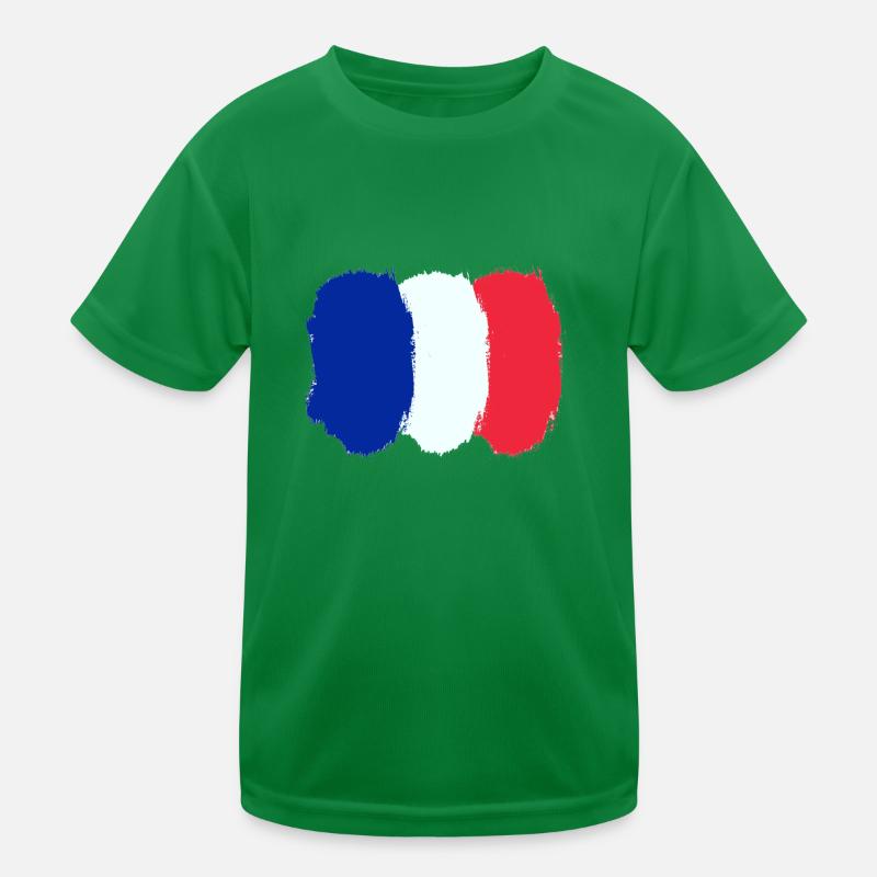 Frankreich Kinder Funktions-T-Shirt