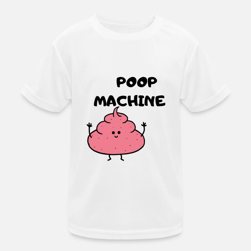 Machine a caca T-shirt sport Enfant
