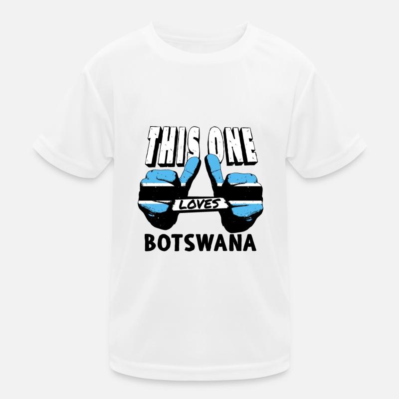 Drapeau du Botswana Drapeau du Botswana Afrique T-shirt sport Enfant