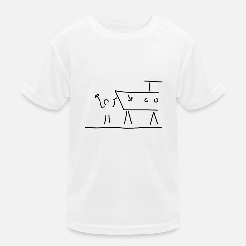bootsbauer - Kinder Funktions-T-Shirt - Weiß