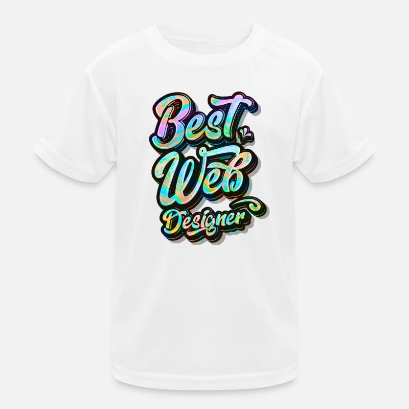 Best Web Designer Kinder Funktions-T-Shirt