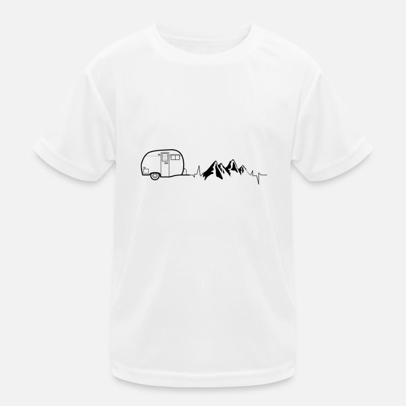 Camping-car T-shirt sport Enfant