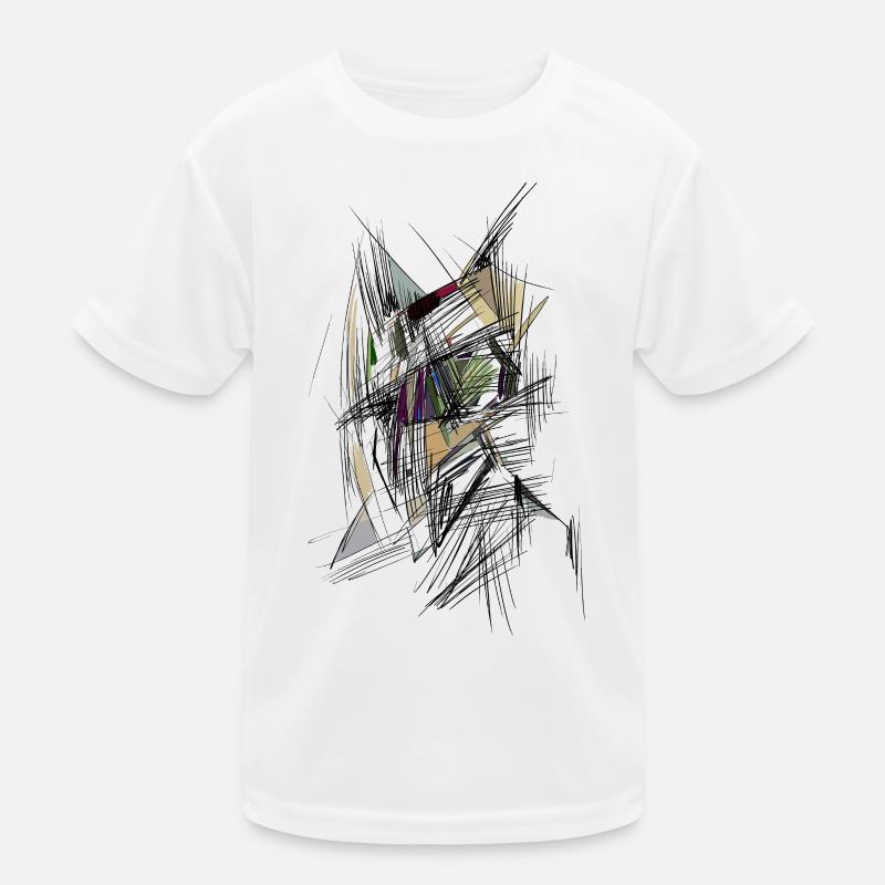 Gesicht Kinder Funktions-T-Shirt