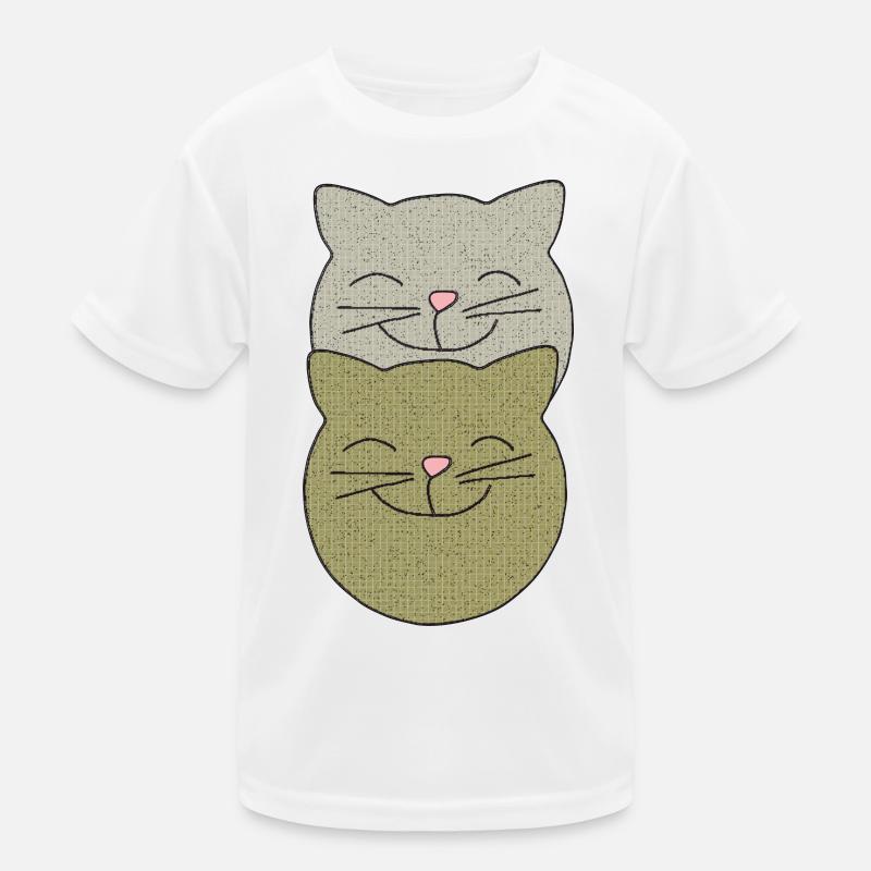 katzen zwillinge Kinder Funktions-T-Shirt
