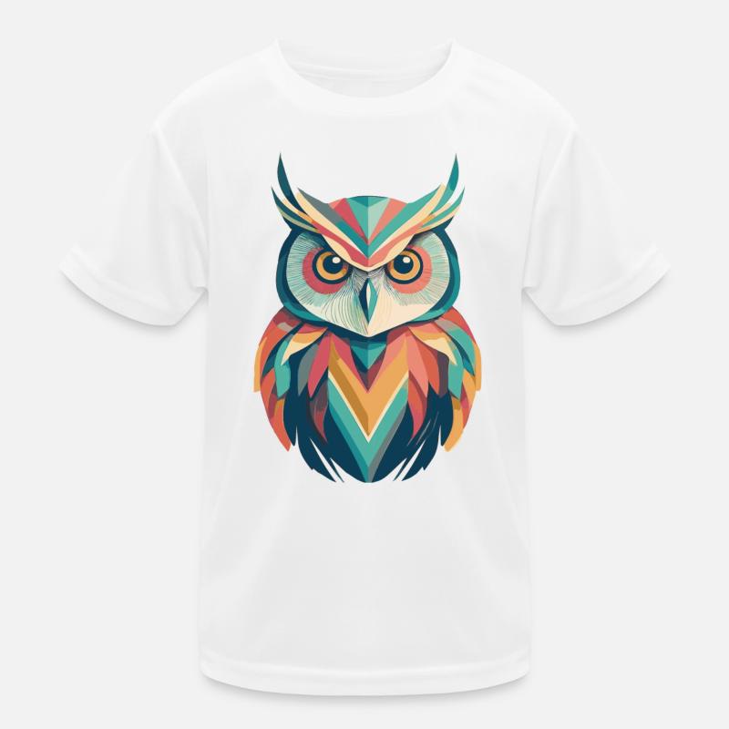 Shiny Owl Kids Functional T-Shirt