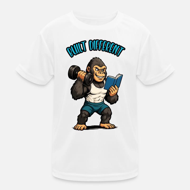 BUILT DIFFERENT - Sports Humor Kids Functional T-Shirt