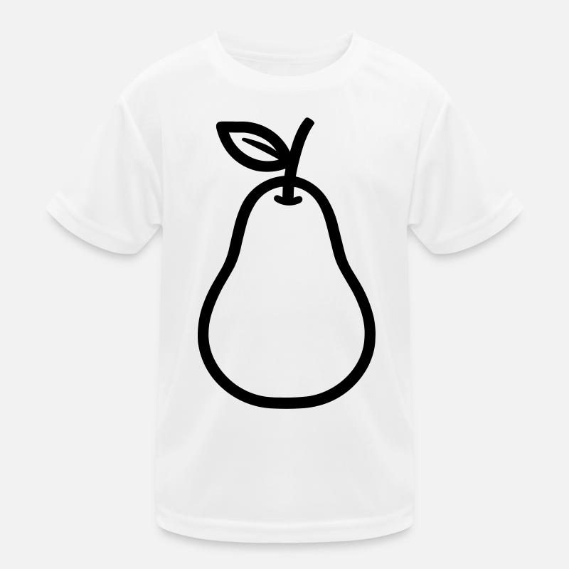 Birne Kinder Funktions-T-Shirt