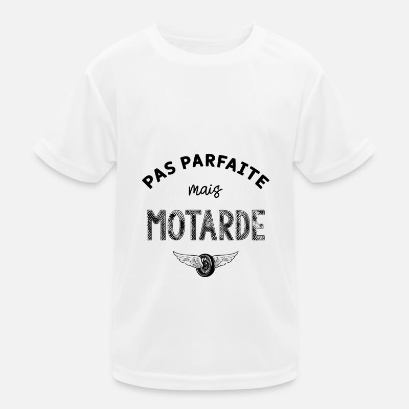 Pas parfaite mais motarde T-shirt sport Enfant