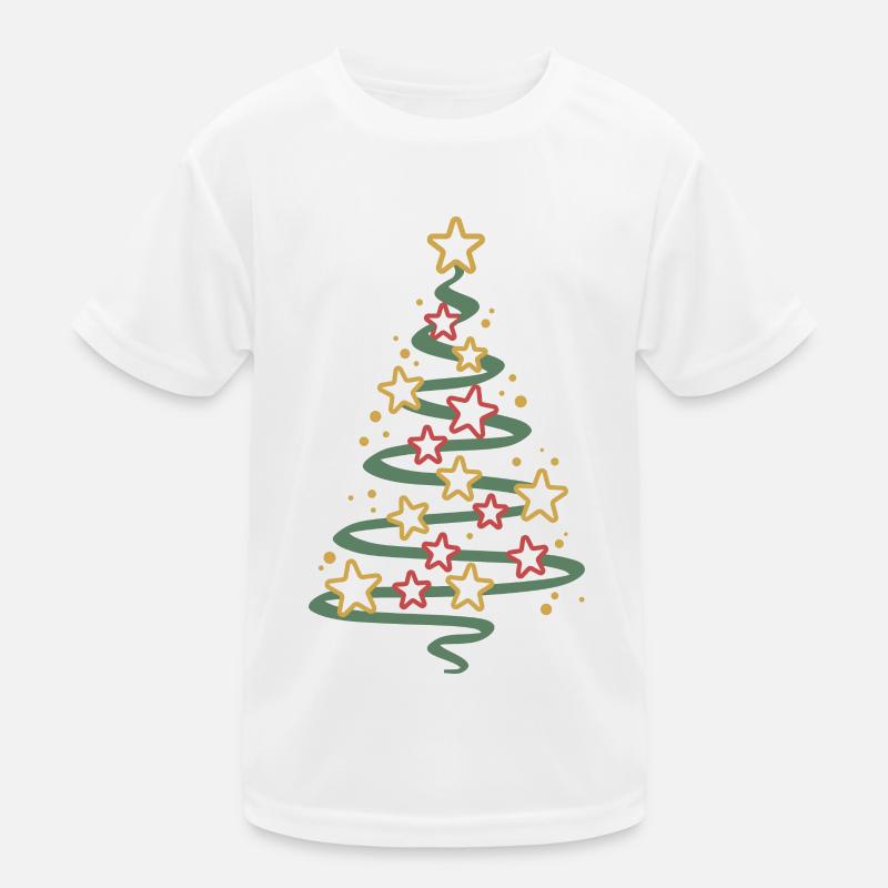 Étoiles de sapin de Noël T-shirt sport Enfant