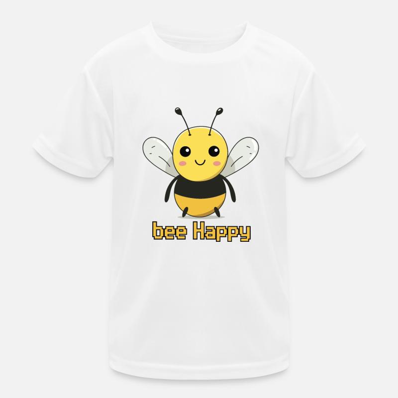 abeille heureuse T-shirt sport Enfant