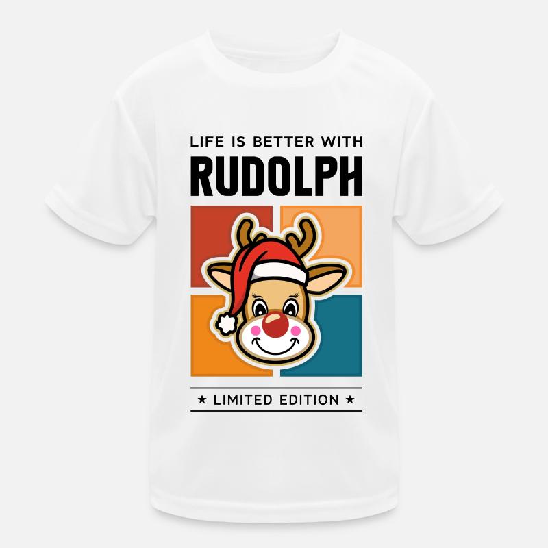 Rudolph Kinder Funktions-T-Shirt