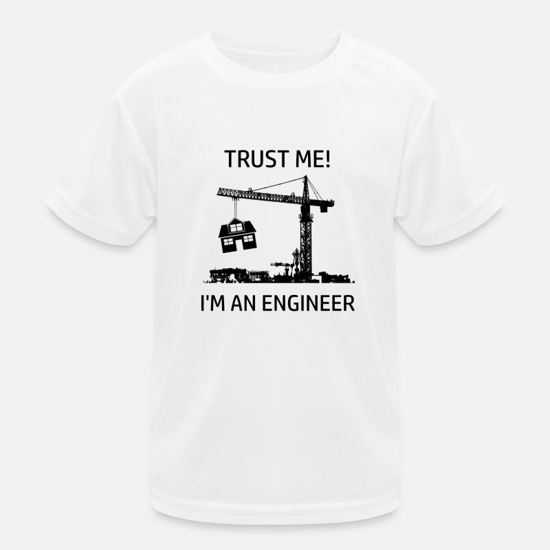Engineer Engineer Humorous saying Kids Functional T-Shirt