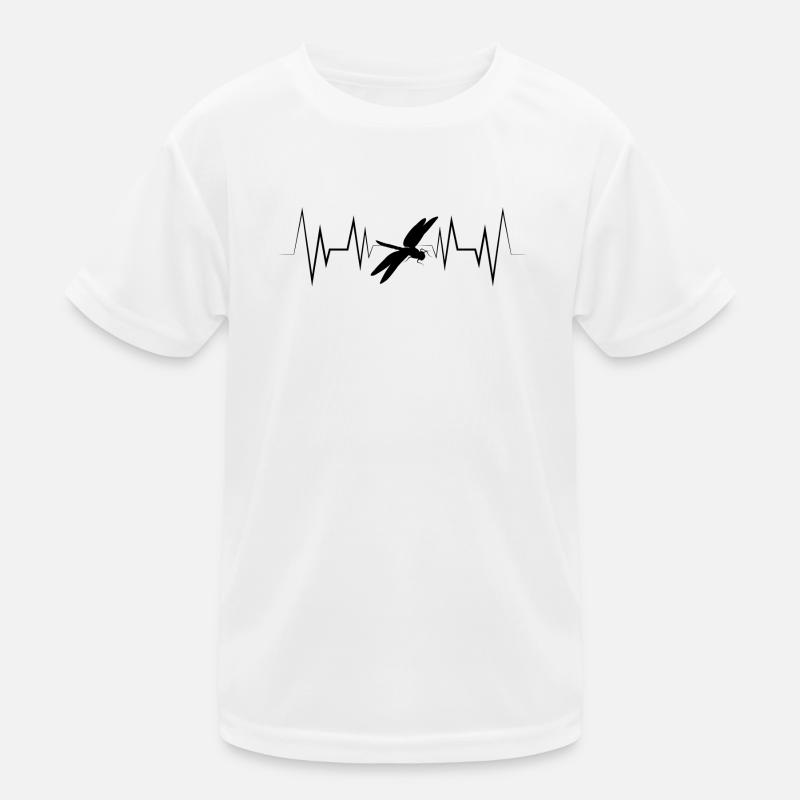 Silhouette de libellule Heartbeat T-shirt sport Enfant