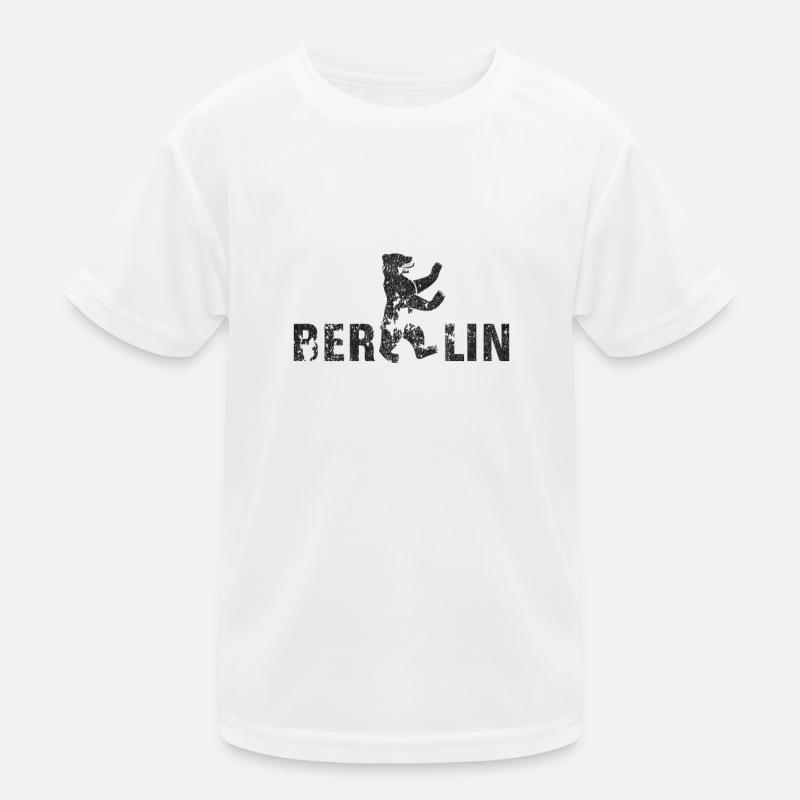 Berlin with Berlin Bear Kids Functional T-Shirt