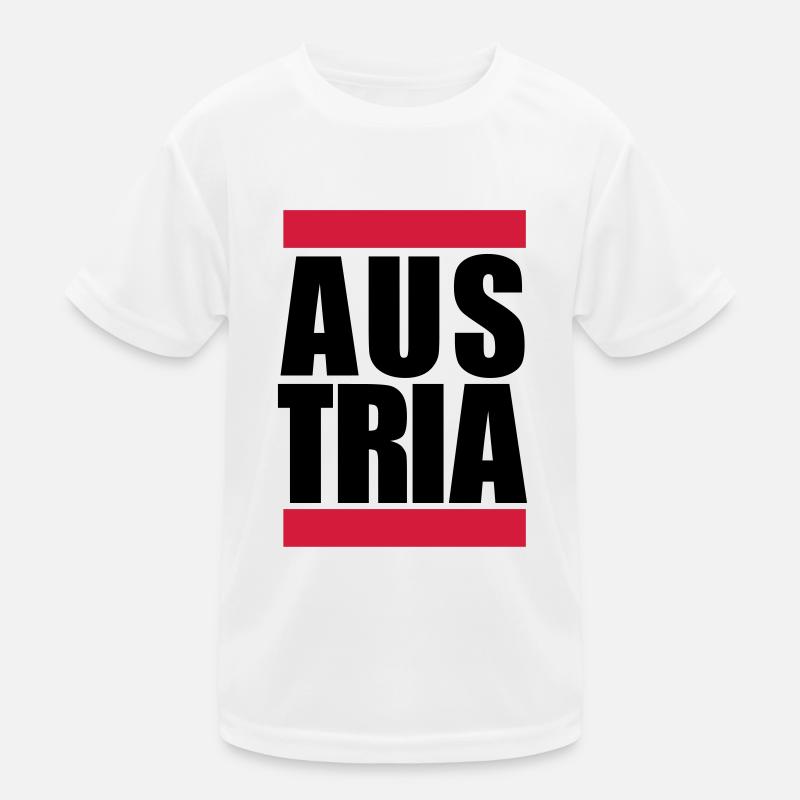 Austria Logo Design Kinder Funktions-T-Shirt