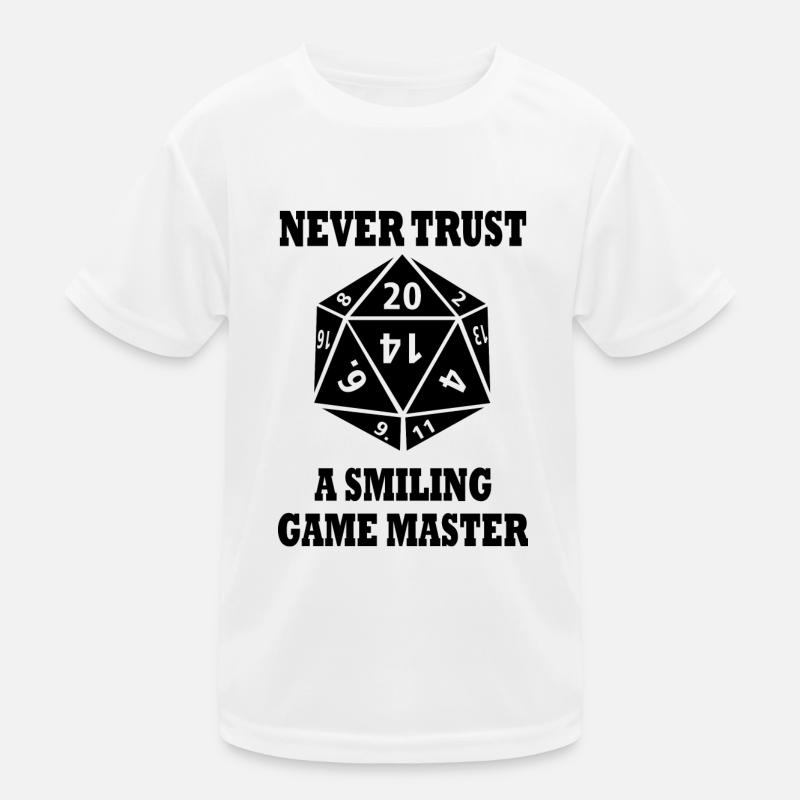 Game master role-playing nerd geek gift Kids Functional T-Shirt
