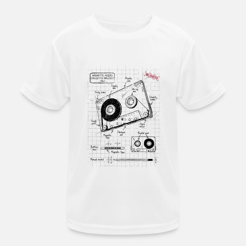 Cassette audio plan T-shirt sport Enfant