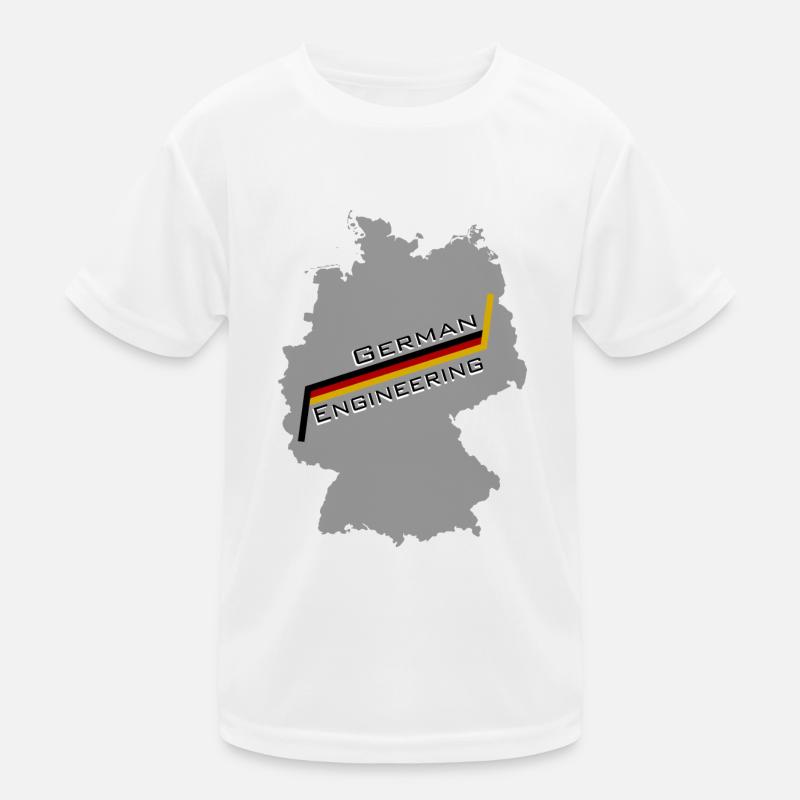 German Engineering Kinder Funktions-T-Shirt