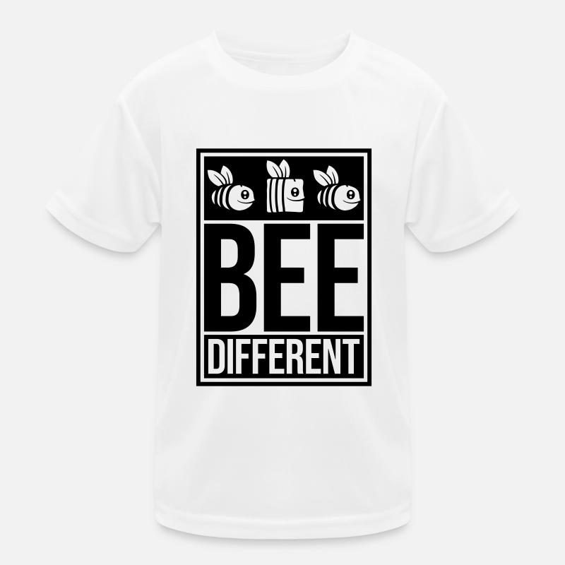 bee different Spruch Zitat Kinder Funktions-T-Shirt
